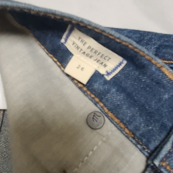 Madewell Blue Straight Leg Jeans - Picture 5 of 12